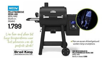 Promoties Pelletbarbecue regal 400 broil king - Broil King - Geldig van 01/04/2020 tot 30/06/2020 bij Oh'Green