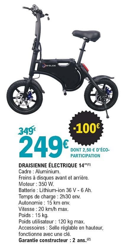 Draisienne leclerc discount