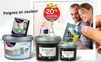 Promoties -20% sur les peintures à la machine à teinter perfection et decomode - Huismerk - Brico - Geldig van 17/06/2020 tot 29/06/2020 bij Brico