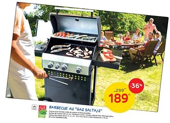 Promoties Barbecue au gaz salta-2 bbq+friends - BBQ & Friends  - Geldig van 17/06/2020 tot 29/06/2020 bij Brico