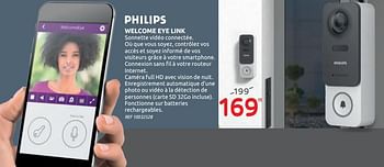 Promotions Philips welcome eye link - Philips - Valide de 17/06/2020 à 29/06/2020 chez Brico