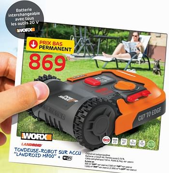 Promotions Tondeuse-robot sur accu landroid m700 worx - Worx - Valide de 17/06/2020 à 29/06/2020 chez Brico