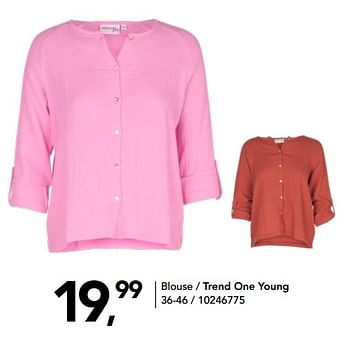 Promoties Blouse trend one young - Trend One Young - Geldig van 12/06/2020 tot 28/06/2020 bij Bristol