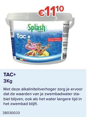 Promoties Tac+ - Splash - Geldig van 08/06/2020 tot 31/08/2020 bij Euro Shop