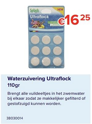 Promoties Waterzuivering ultraflock - Splash - Geldig van 08/06/2020 tot 31/08/2020 bij Euro Shop