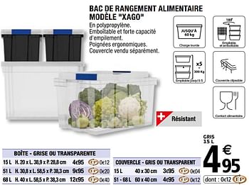 Bac & Coffre de rangement - Brico Dépôt