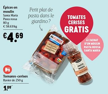 Maria Épices en moulin santa maria pasta rossa - En promotion chez Delhaize