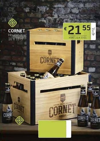 Promoties Cornet houten krat - Cornet  - Geldig van 12/06/2020 tot 25/06/2020 bij BelBev