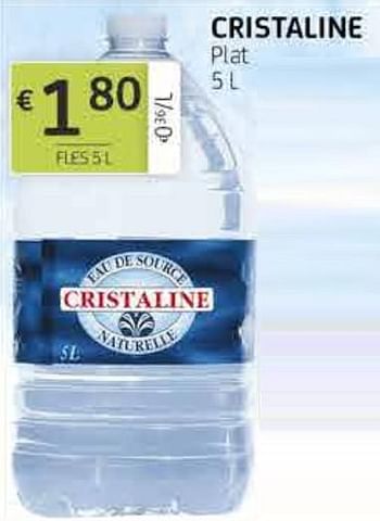 Promoties Cristaline palt - Cristaline - Geldig van 12/06/2020 tot 25/06/2020 bij BelBev