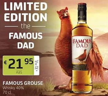 Promoties Famous grouse whisky - The Famous Grouse - Geldig van 12/06/2020 tot 25/06/2020 bij BelBev