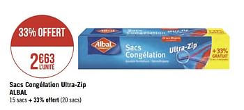 Sac Congélation Ultra-Zip® - Albal