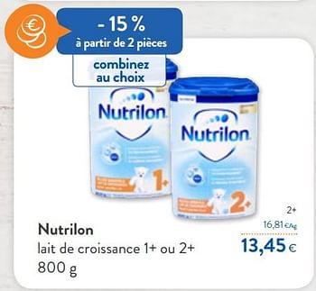 Nutrilon Lait de Croissance 1+