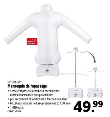 Lidl : Mannequin de repassage automatique à 49,99€