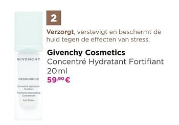 Promoties Givenchy cosmetics concentré hydratant fortifiant - Givenchy - Geldig van 15/06/2020 tot 30/06/2020 bij ICI PARIS XL