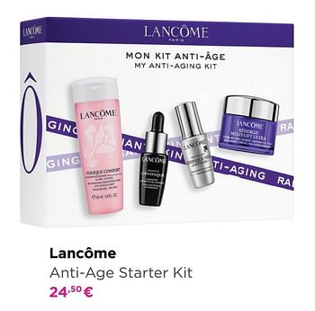 Promoties Lancôme anti-age starter kit - Lancome - Geldig van 15/06/2020 tot 30/06/2020 bij ICI PARIS XL