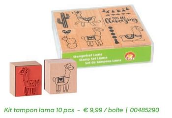 Promotions Kit tampon lama 10 pcs - Produit Maison - Ava - Valide de 01/01/2020 à 31/12/2020 chez Ava