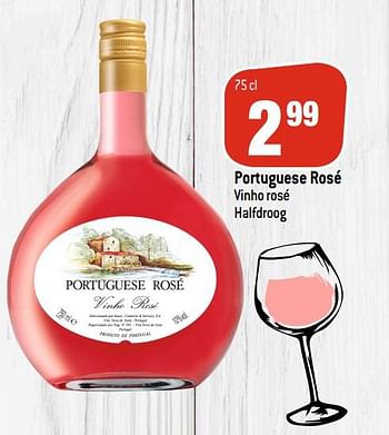 Promotions Portuguese rosé vinho rosé halfdroog - Vins rosé - Valide de 17/06/2020 à 08/07/2020 chez Match