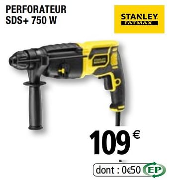 Promotions Stanley perforateur sds+ 750 w - Stanley - Valide de 29/05/2020 à 31/12/2020 chez Brico Depot