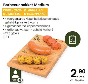 Promotions Barbecuepakket medium - Huismerk - Buurtslagers - Valide de 19/06/2020 à 16/07/2020 chez Buurtslagers