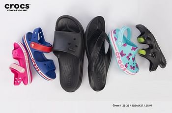 Promoties Crocs sandalen - Crocs - Geldig van 26/06/2020 tot 26/07/2020 bij Bristol