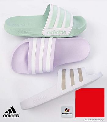 Promoties Slipper adidas - Adidas - Geldig van 26/06/2020 tot 26/07/2020 bij Bristol