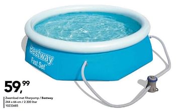 Promoties Zwembad met filterpomp - BestWay - Geldig van 26/06/2020 tot 26/07/2020 bij Bristol