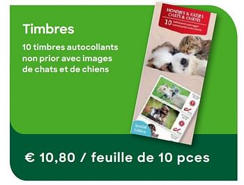 Promotions Timbres - Produit Maison - Ava - Valide de 16/06/2020 à 31/08/2020 chez Ava