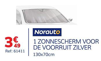 Promoties 1 zonnescherm voor de voorruit zilver - Norauto - Geldig van 17/06/2020 tot 02/08/2020 bij Auto 5