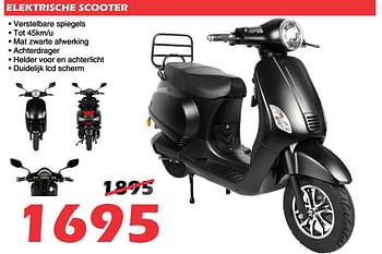 Promoties Elektrische scooter - Huismerk - Itek - Geldig van 17/06/2020 tot 19/07/2020 bij Itek