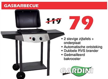 Promoties Gasbarbecue - Gardini - Geldig van 17/06/2020 tot 19/07/2020 bij Itek