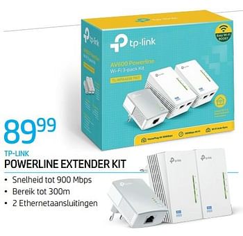 Promoties Tp-link powerline extender kit - TP-LINK - Geldig van 01/07/2020 tot 31/07/2020 bij Computer Checkpoint