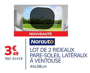 Norauto Lot De 2 Rideaux Pare Soleil Lateraux A Ventouse En Promotion Chez Auto 5