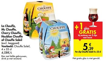 Promotions La chouffe, mc chouffe, cherry chouffe, houblon chouffe of chouffe soleil chouffe soleil, - Chouffe - Valide de 24/06/2020 à 06/07/2020 chez Carrefour