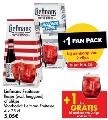 Promoties Liefmans fruitesse liefmans fruitesse - Liefmans - Geldig van 24/06/2020 tot 06/07/2020 bij Carrefour