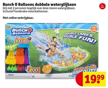 Promotions Bunch o balloons dubbele waterlijbaan - Bunch o Balloons - Valide de 23/06/2020 à 05/07/2020 chez Kruidvat