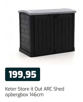 Keter Keter store it arc shed - Promotie Kees Smit Tuinmeubelen