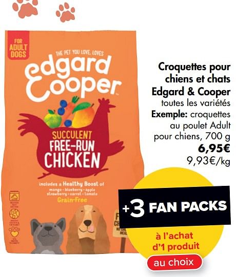 Edgard u0026 Cooper Croquettes pour chiens et chats edgard + cooper 