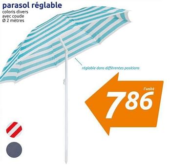 - Action Parasol réglable - Promotie bij