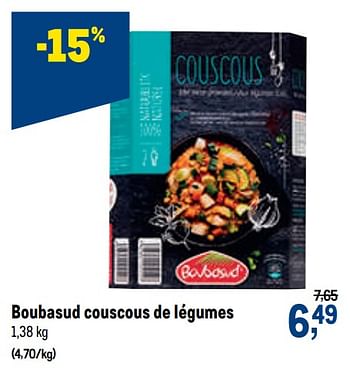 Promotions Boubasud couscous de légumes - Boubasud - Valide de 01/07/2020 à 14/07/2020 chez Makro