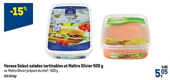 Promoties Maître olivier préparé du chef - Maitre Olivier - Geldig van 01/07/2020 tot 14/07/2020 bij Makro