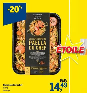 Promoties Noyen paella du chef - Noyen - Geldig van 01/07/2020 tot 14/07/2020 bij Makro