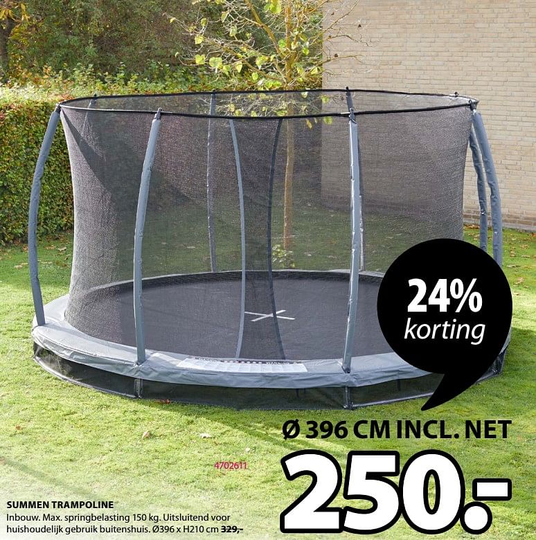 Trampoline jysk clearance