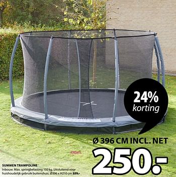 Promoties Summen trampoline - Huismerk - Jysk - Geldig van 22/06/2020 tot 05/07/2020 bij Jysk