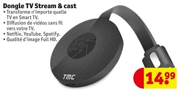 Tmc Tmc Dongle Tv Stream + Cast - En Promotion Chez Kruidvat