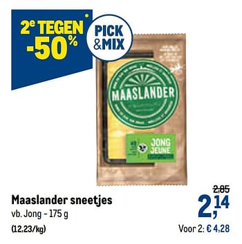 Promotions Maaslander sneetjes jong - Maaslander - Valide de 01/07/2020 à 14/07/2020 chez Makro