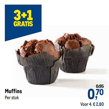 Promotions Muffins - Produit maison - Makro - Valide de 01/07/2020 à 14/07/2020 chez Makro