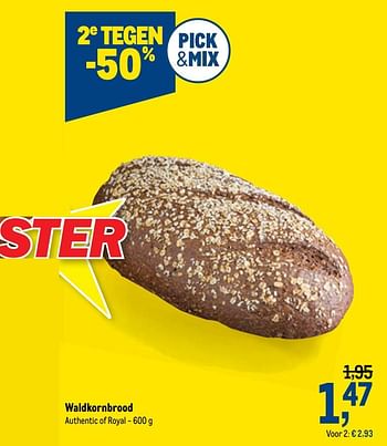 Promoties Waldkornbrood authentic of roya - Huismerk - Makro - Geldig van 01/07/2020 tot 14/07/2020 bij Makro