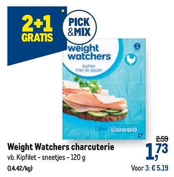Promoties Weight watchers charcuterie kipfilet - Weight Watchers - Geldig van 01/07/2020 tot 14/07/2020 bij Makro