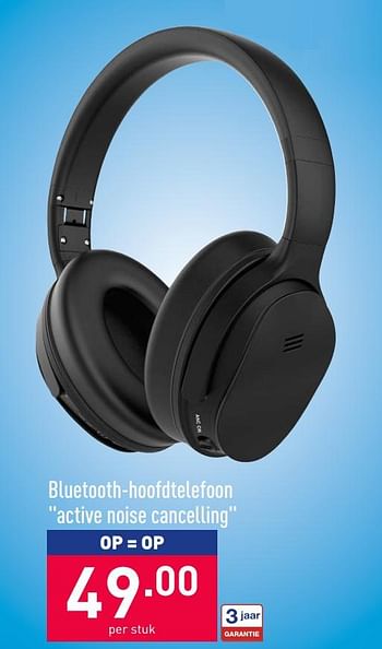 Promotions Bluetooth-hoofdtelefoon active noise cancelling - Produit maison - Aldi - Valide de 04/07/2020 à 10/07/2020 chez Aldi