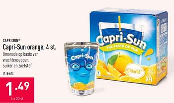 Promoties Capri-sun orange - Capri-Sun - Geldig van 30/06/2020 tot 10/07/2020 bij Aldi